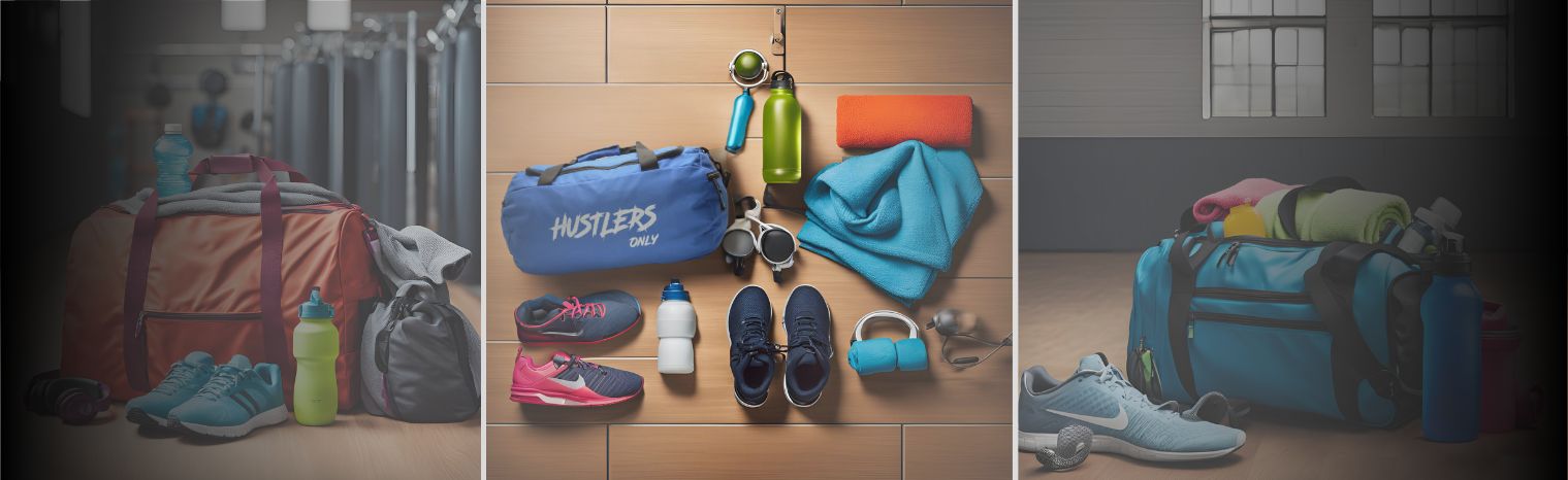 Gym Bag with training Essentials | HustlersOnlyUK