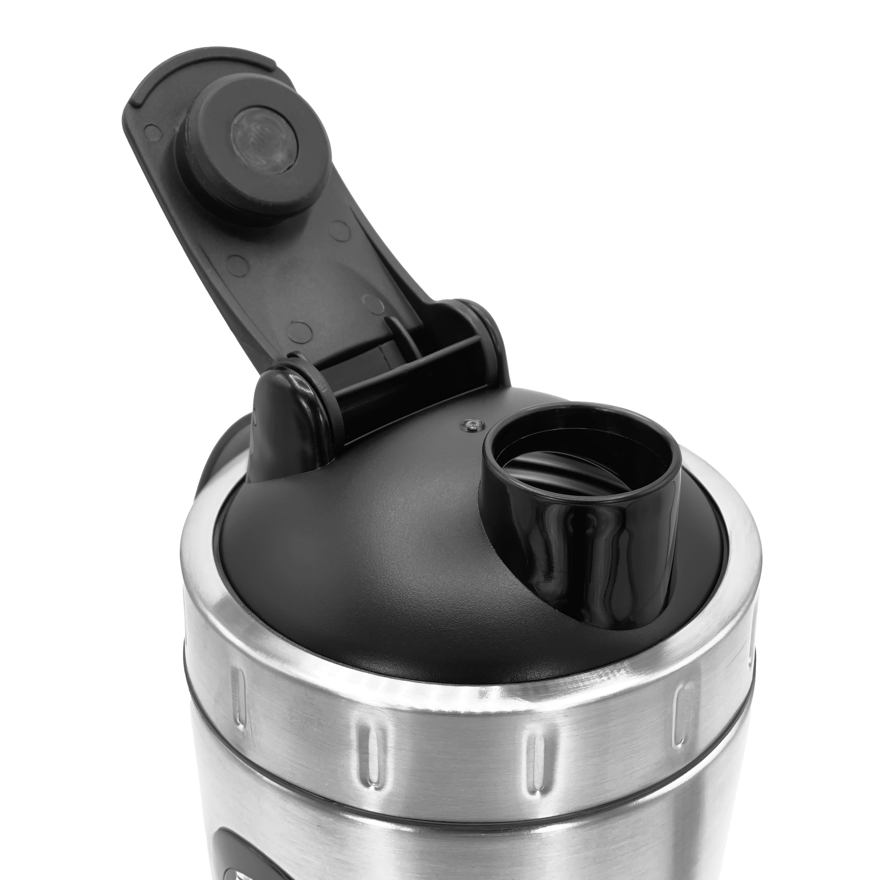 Stainless Steel Shaker Bottle - Silver