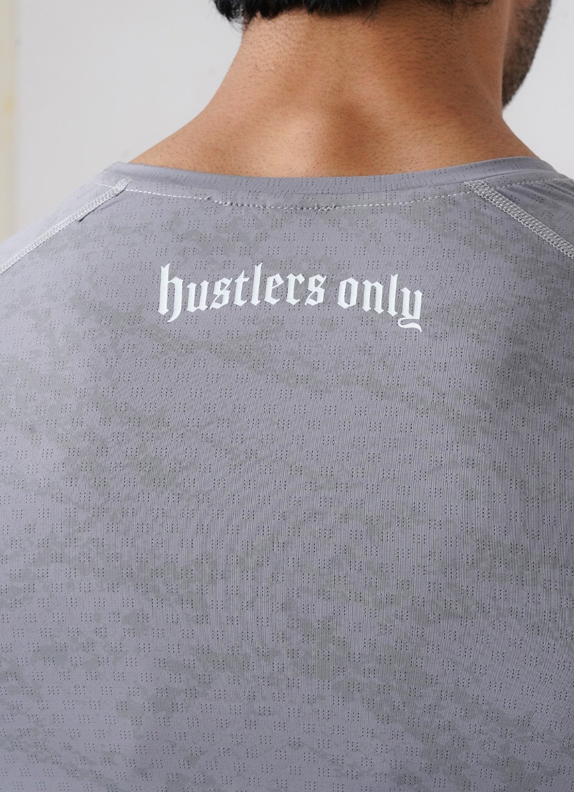 Statement Muscle Tshirt - Steel Grey