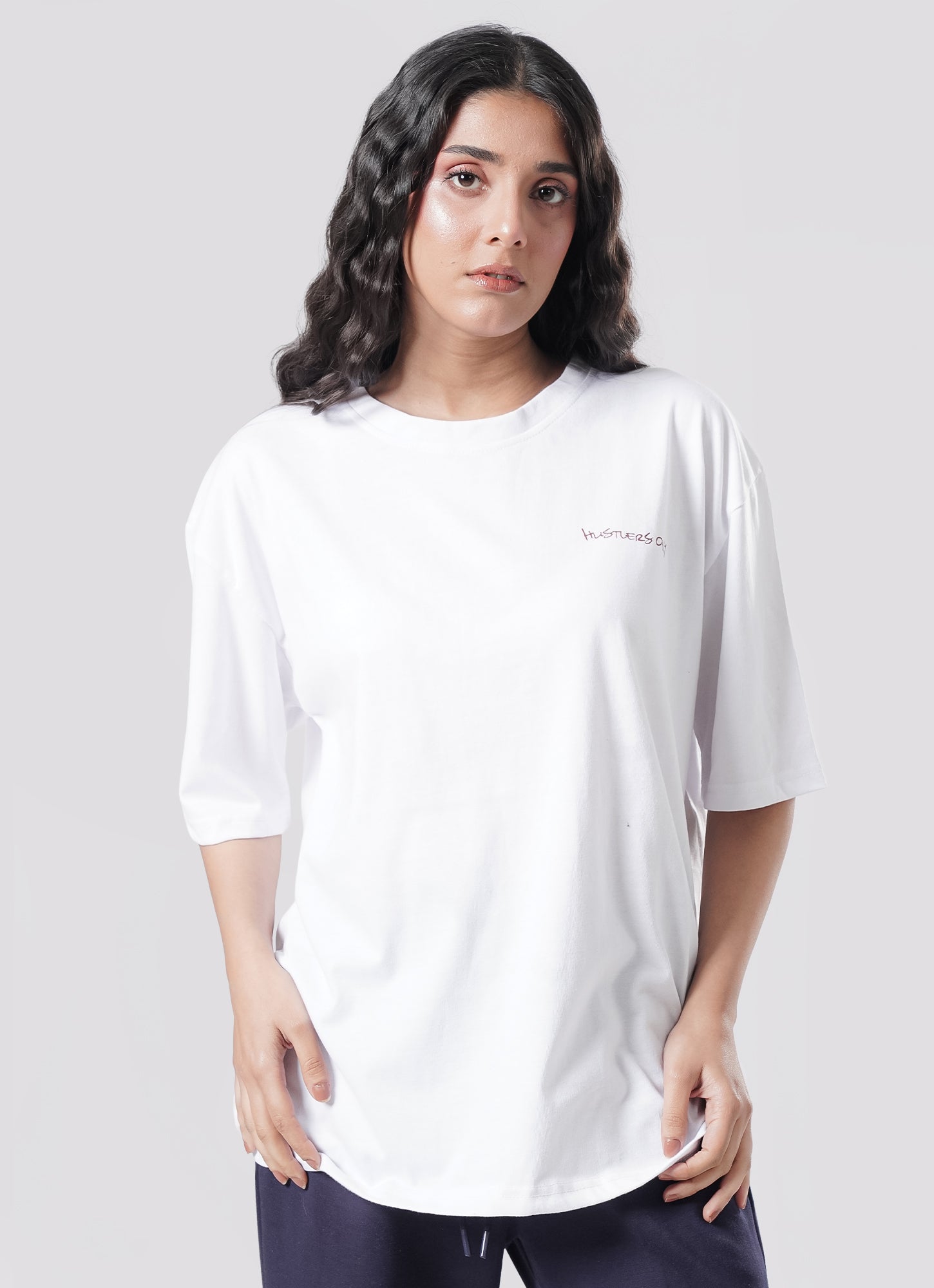 Graffiti Oversized T-Shirt - White