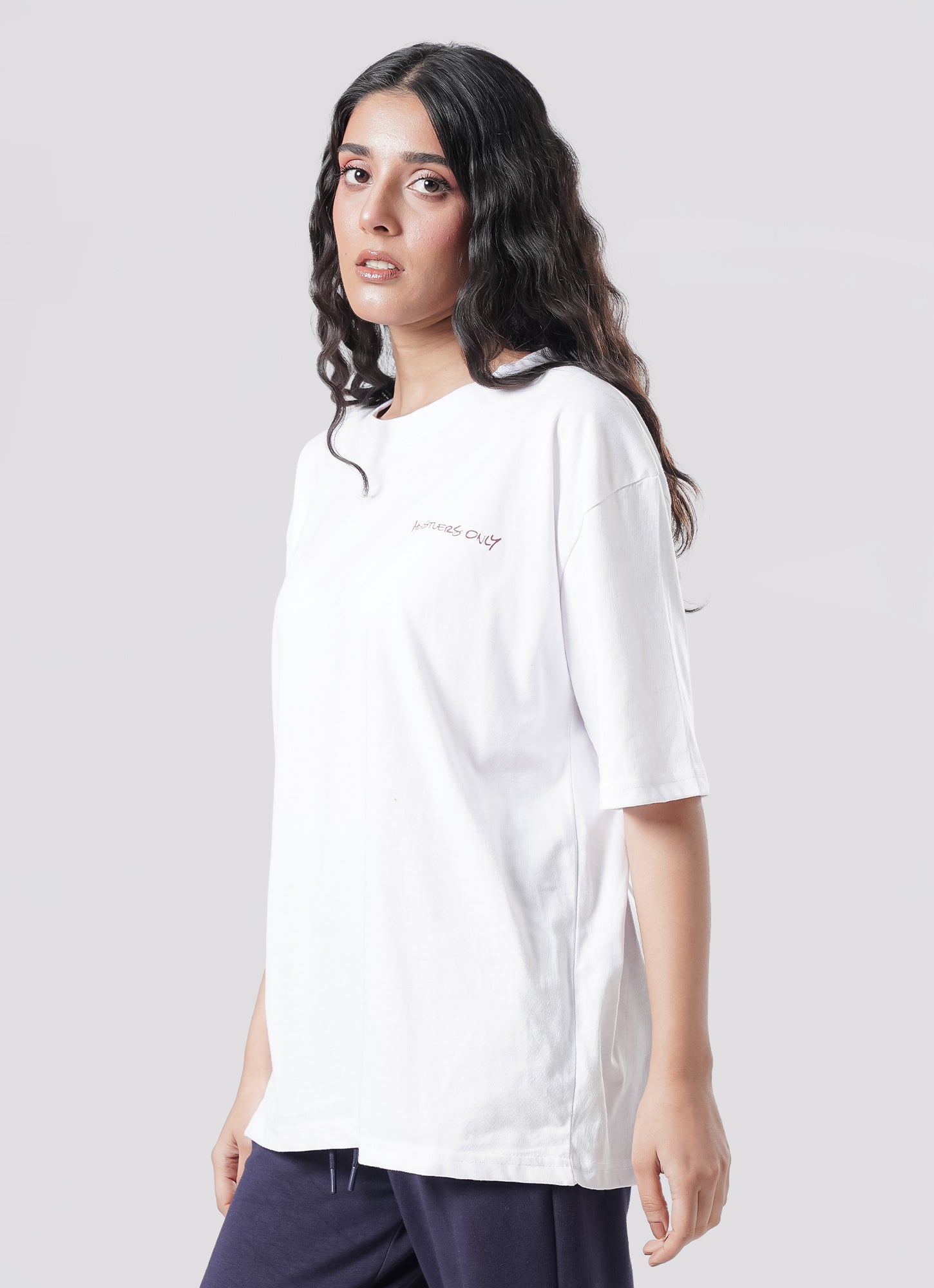 Graffiti Oversized T-Shirt - White