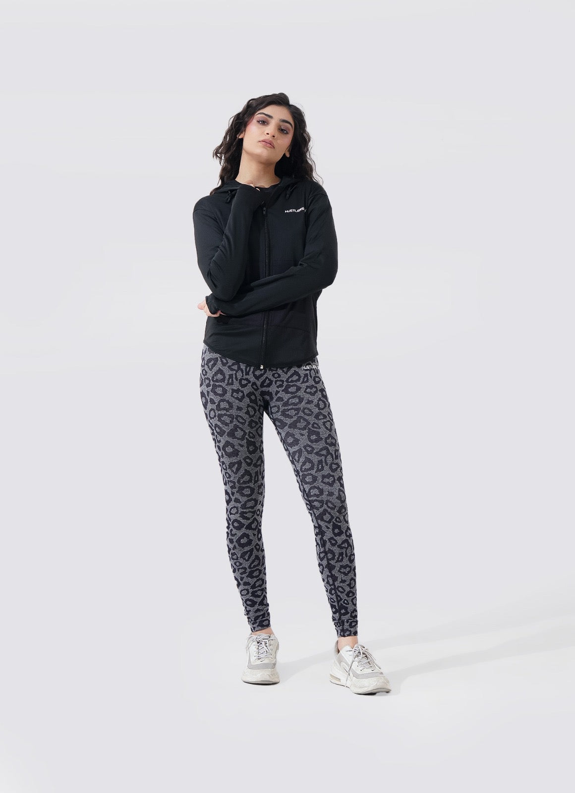 Women Sleek Hoodie - Black