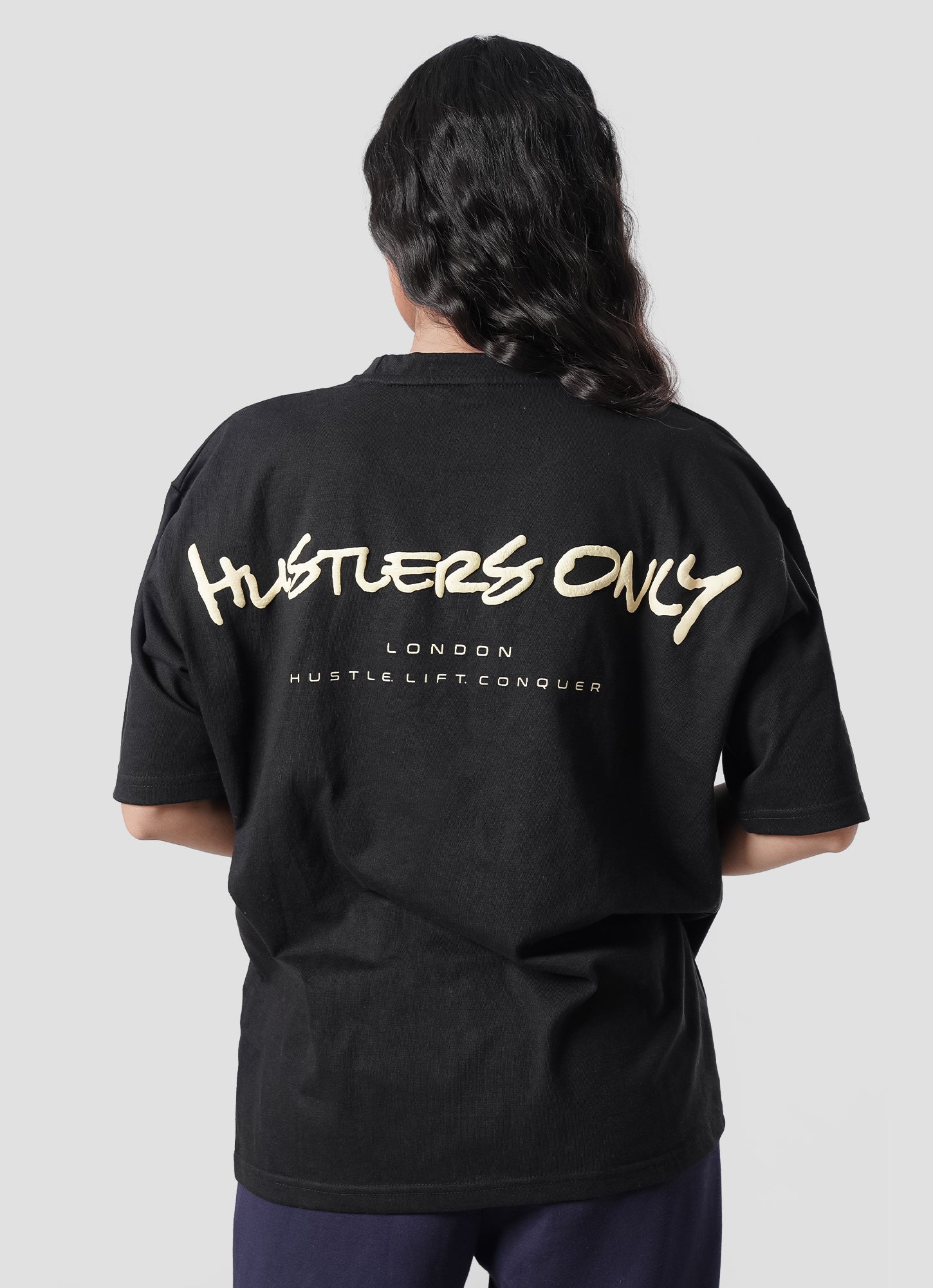 Graffiti Oversized T-Shirt - Black – HUSTLERS ONLY UK