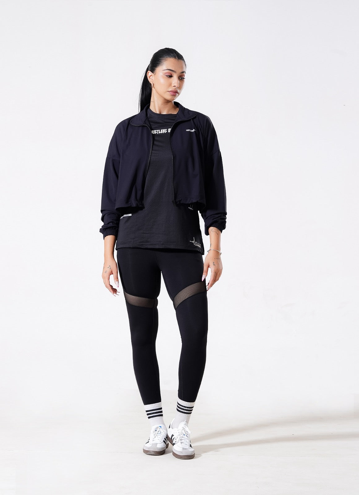 Pursue Zipper Top - Black