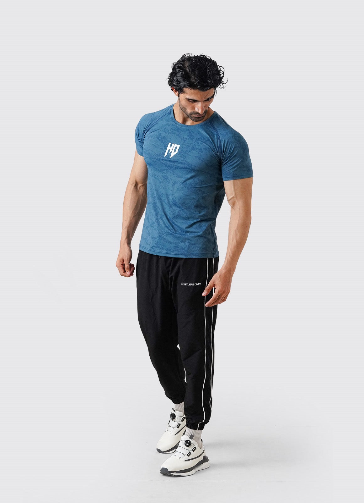 Statement Muscle Tshirt - Atlantic Blue
