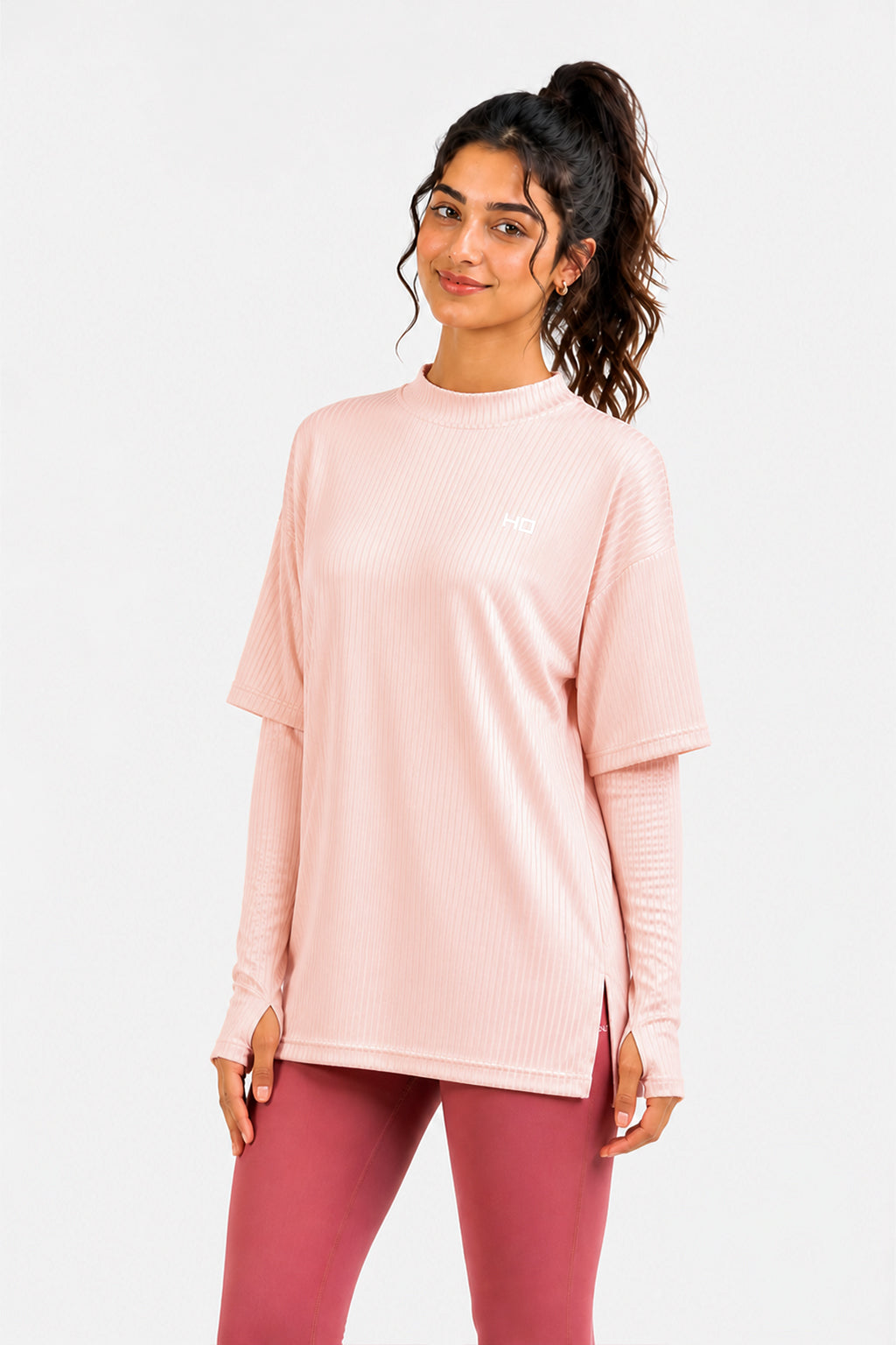 Essential Modest Top - Peach