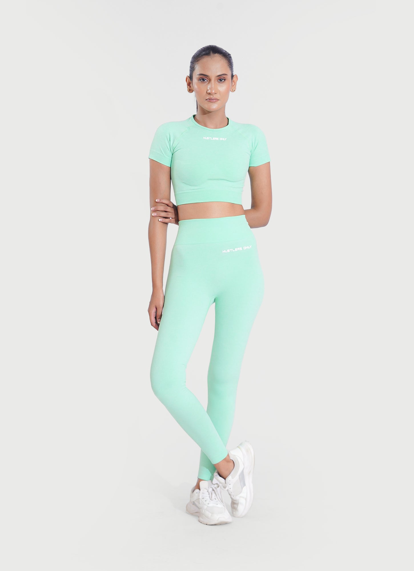 Arctic green Activate Seamless Leggings For Women | HustlersOnlyUK