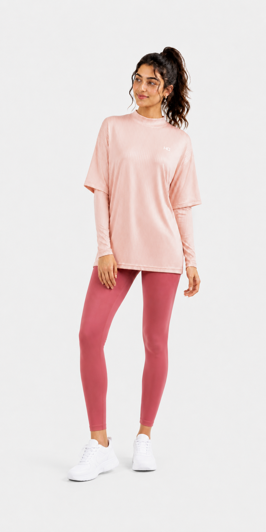 Essential Modest Top - Peach
