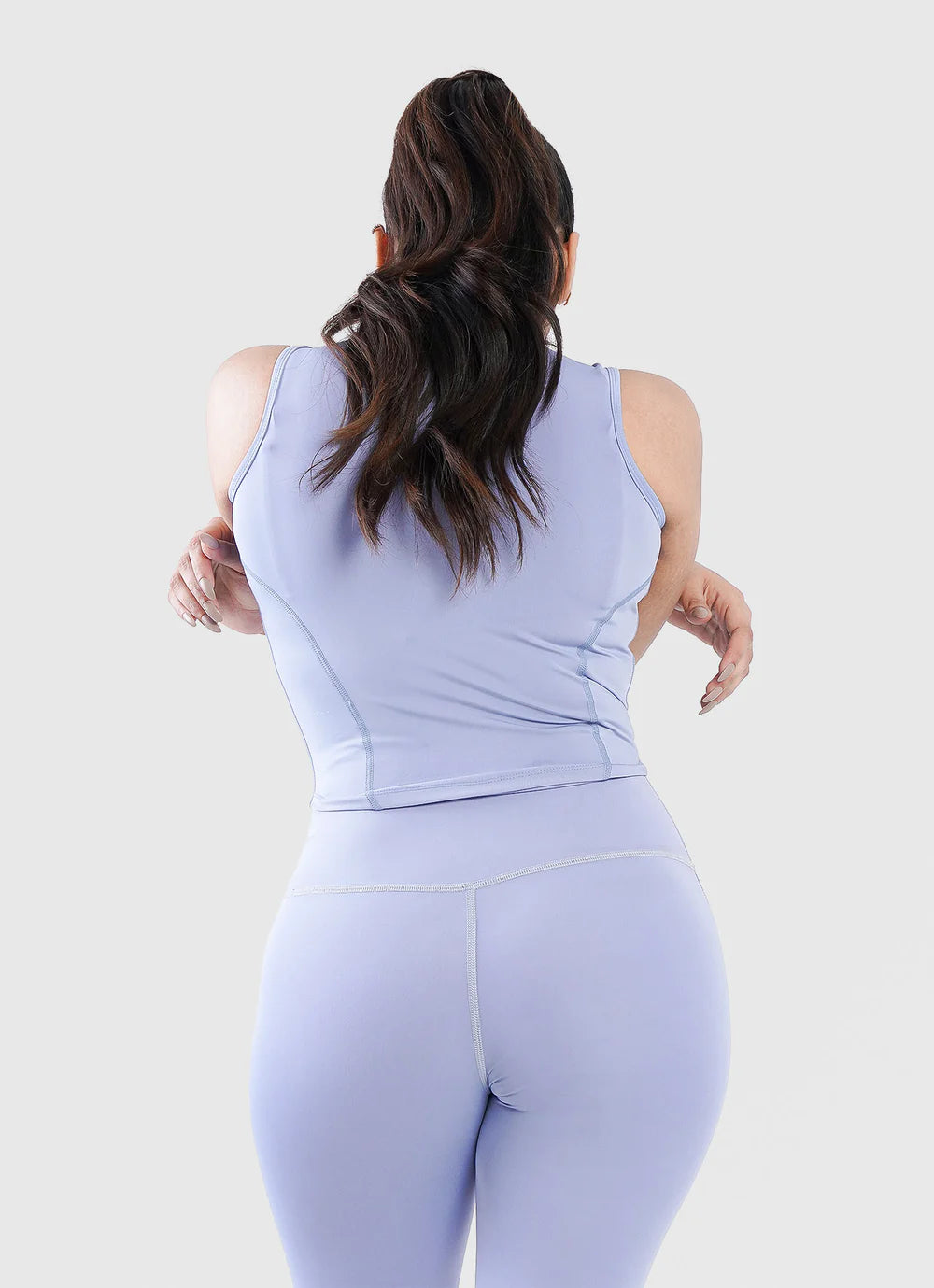 Sky Blue Code Zip Up Vest For gym | HustlersOnlyUK