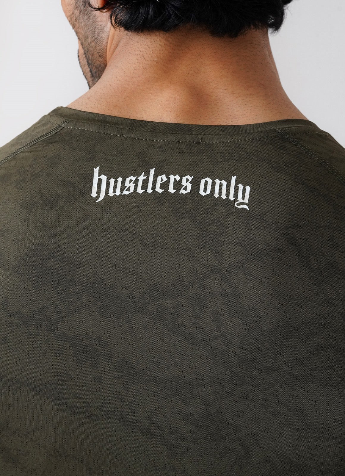 Statement Muscle Tshirt - Olive