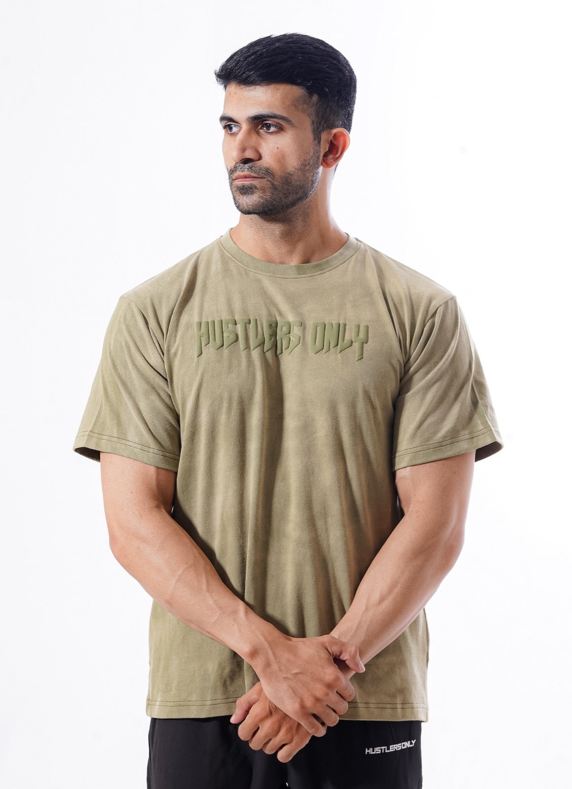 Drippy Acid Wash Green T-shirt For Workout | HustlersOnlyUK