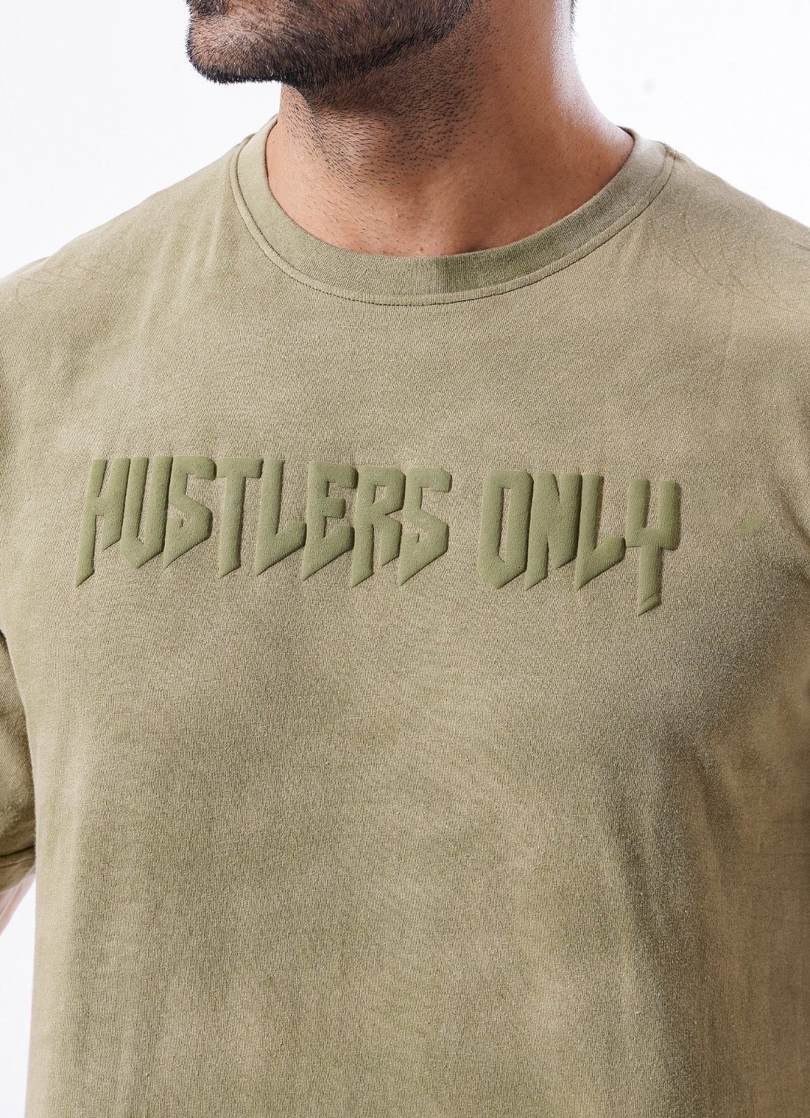 Drippy Acid Wash Green T-shirt For Men | HustlersOnlyUK