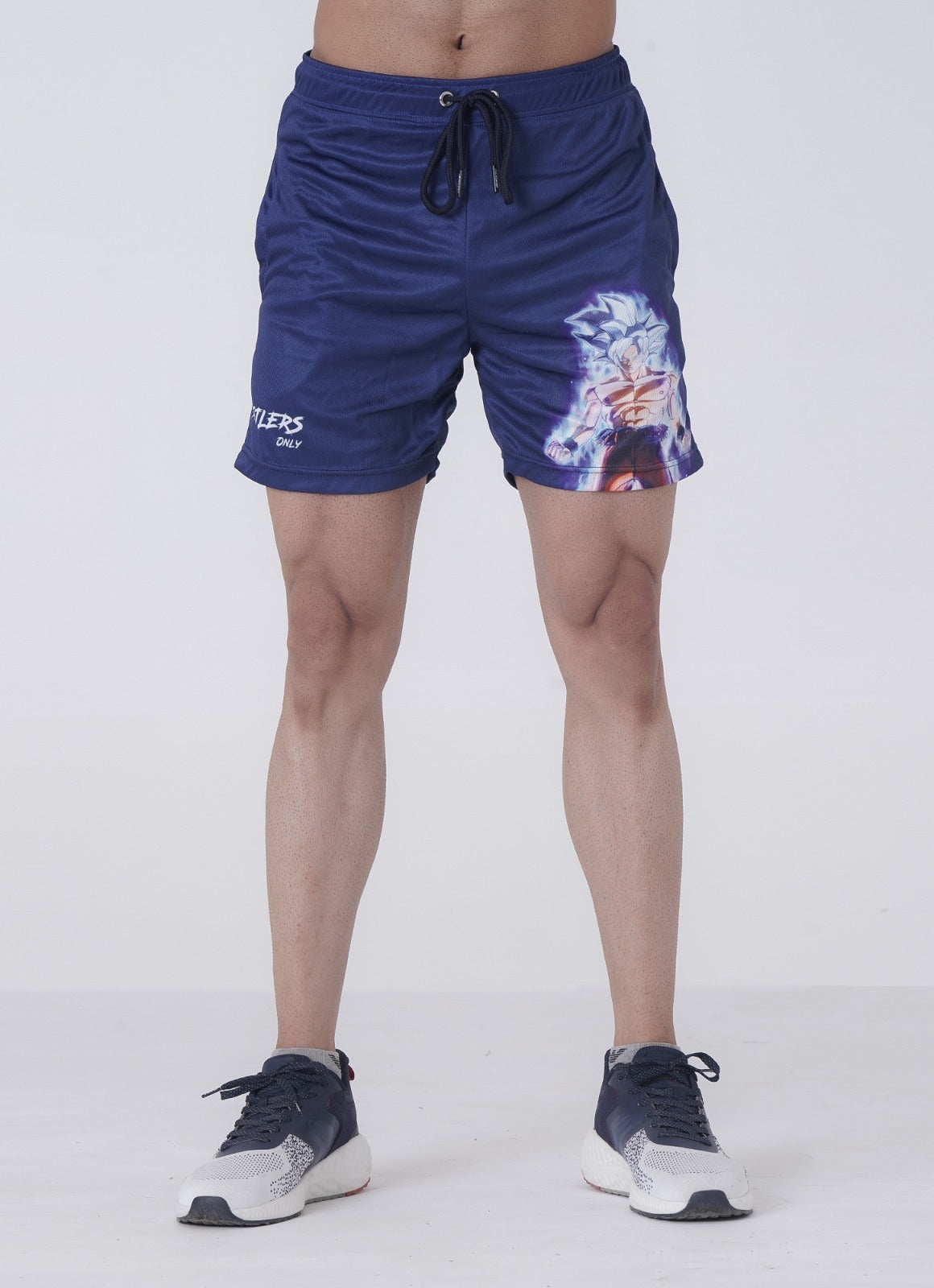 Goku's Ultra Instinct Gym Shorts For Mens | HustlersOnlyUK