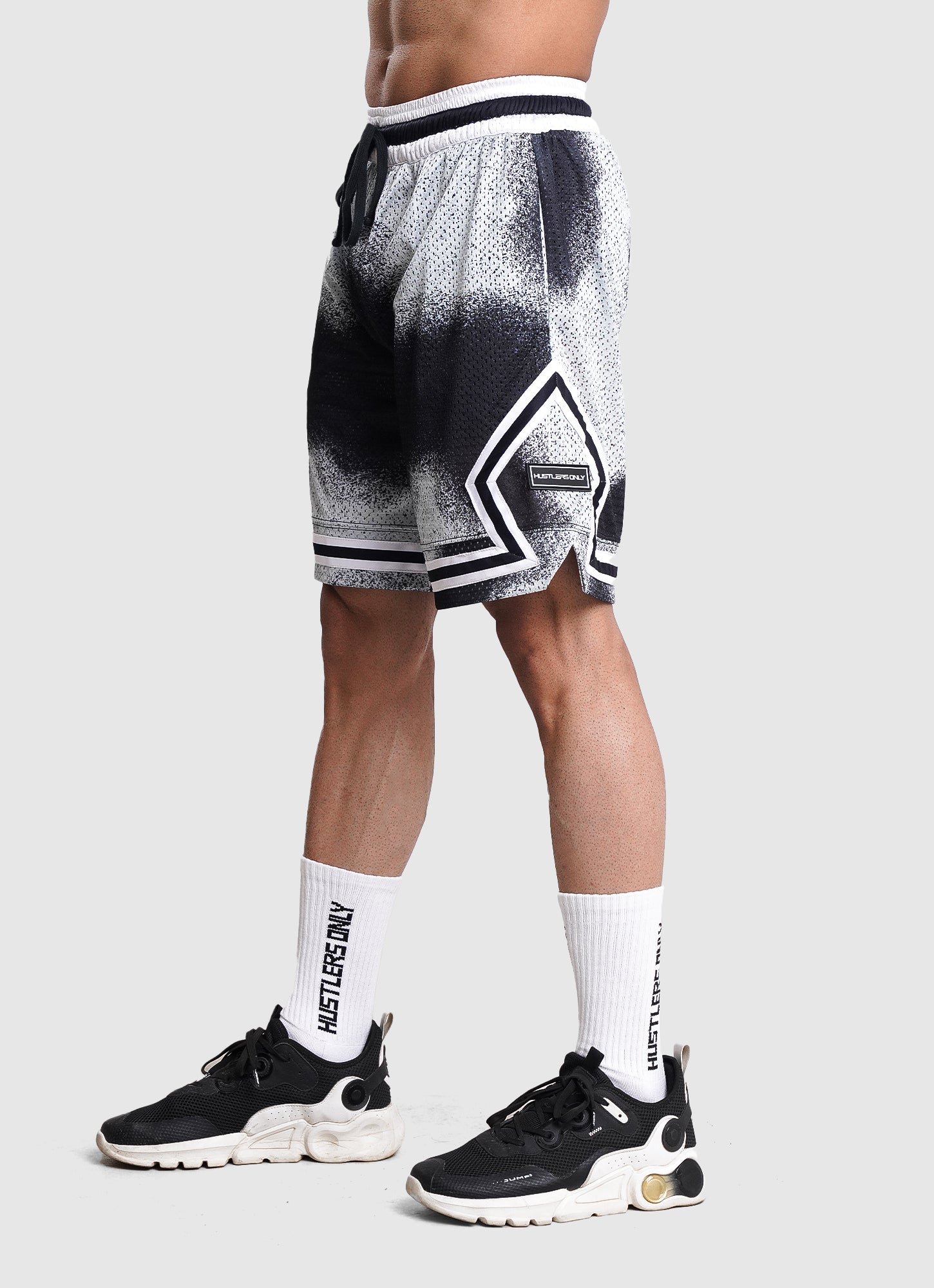 Graffiti Diamond Mens Shorts for Gym | HustlersOnlyUK