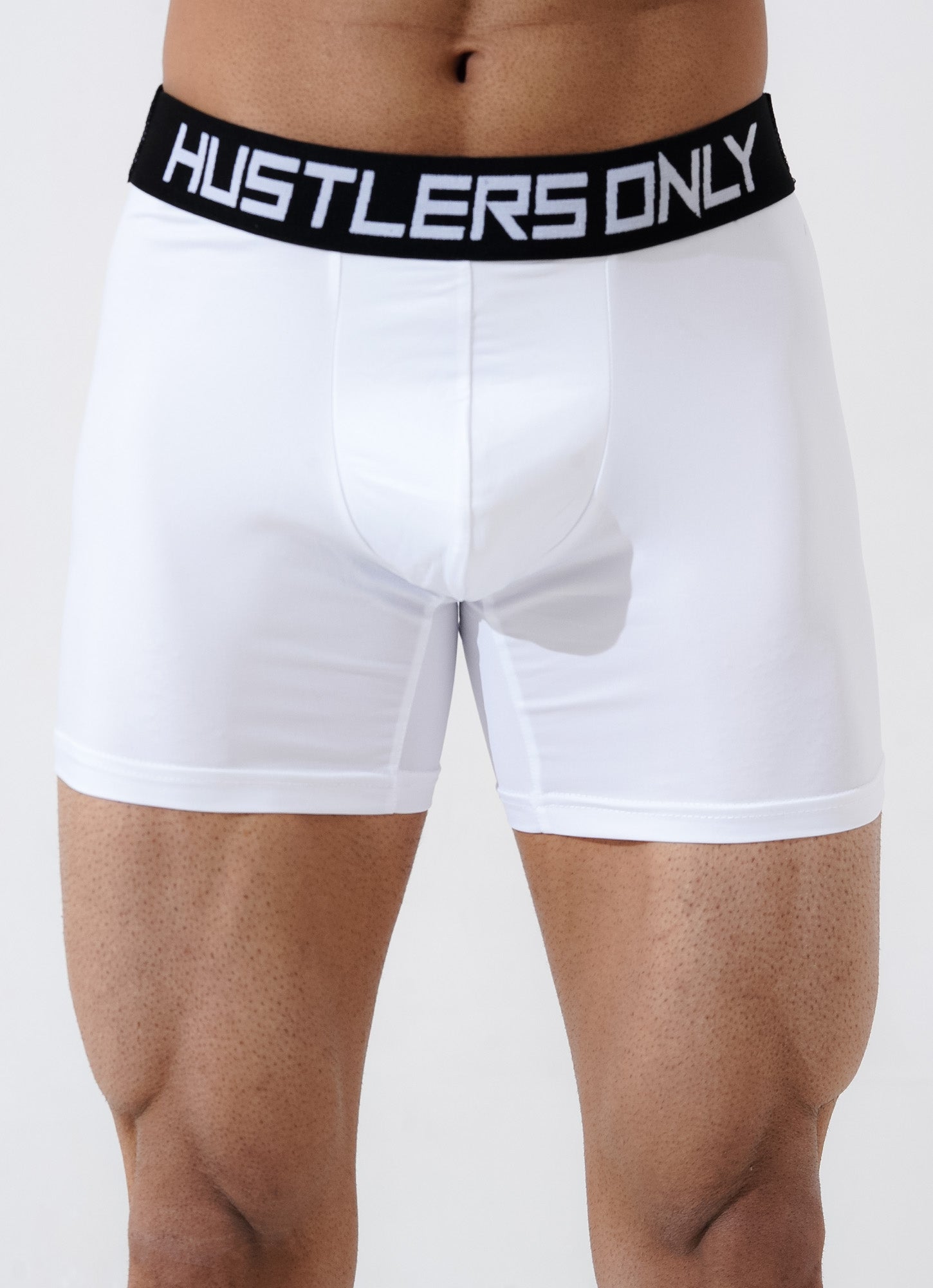 White Soft Boxer Briefs for Men