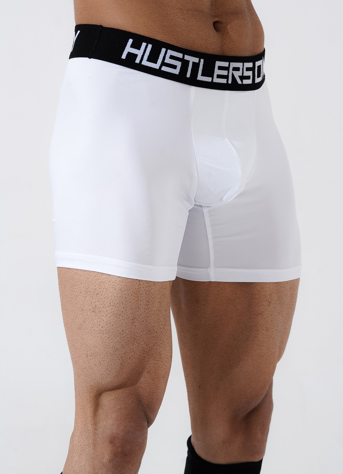 White Soft Boxer Briefs for Men