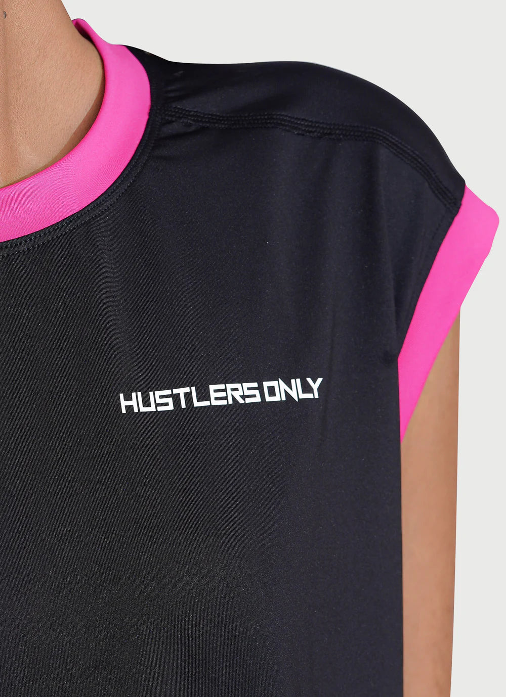 Black Minimal Tank For Workout | HustlersOnlyUK