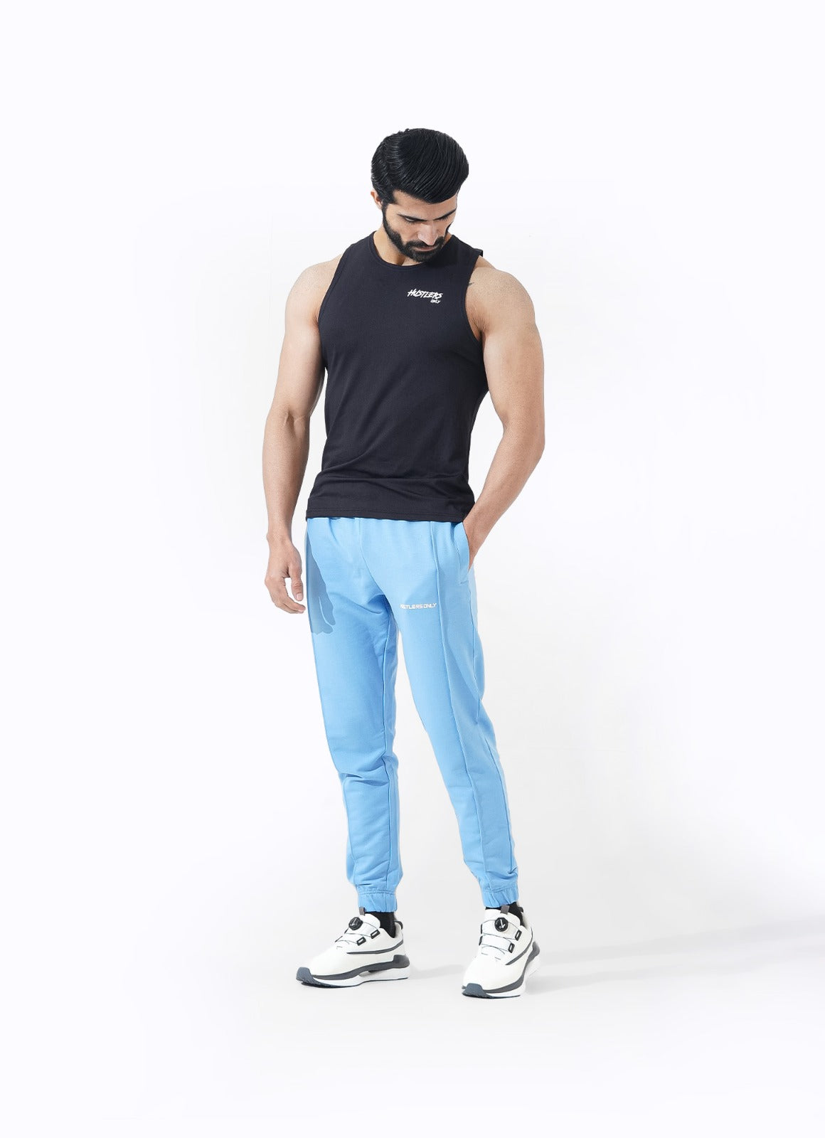 Tech Terry Trouser - Blue