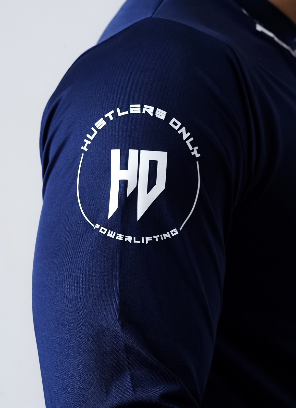 Powerlifting Full Sleeves Shirt - Navy