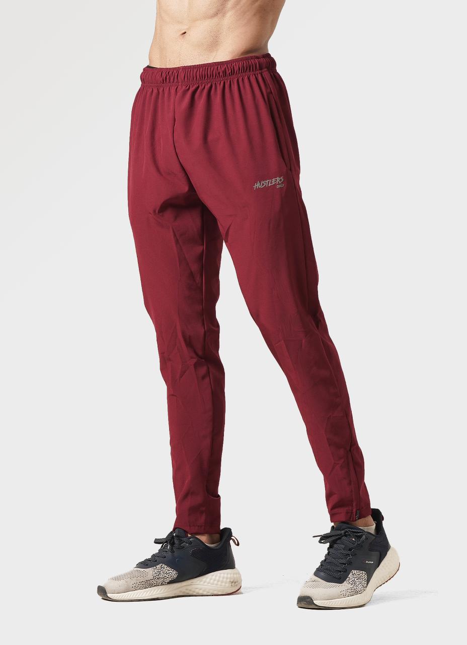 Bergundy Mens Joggers | HustlersOnlyUK