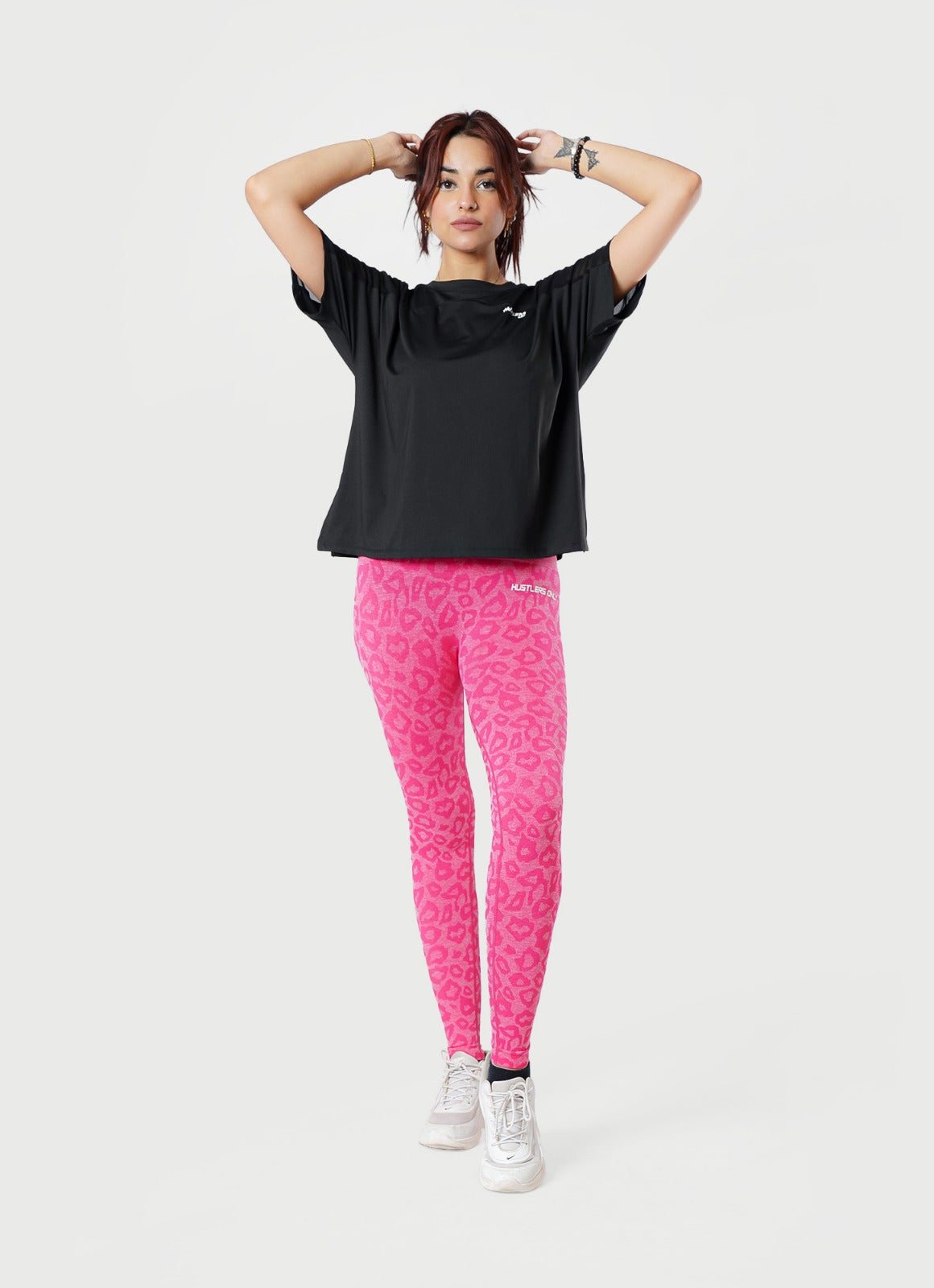 Safari Seamless Pink Leggings For Women | HustlersOnlyUK