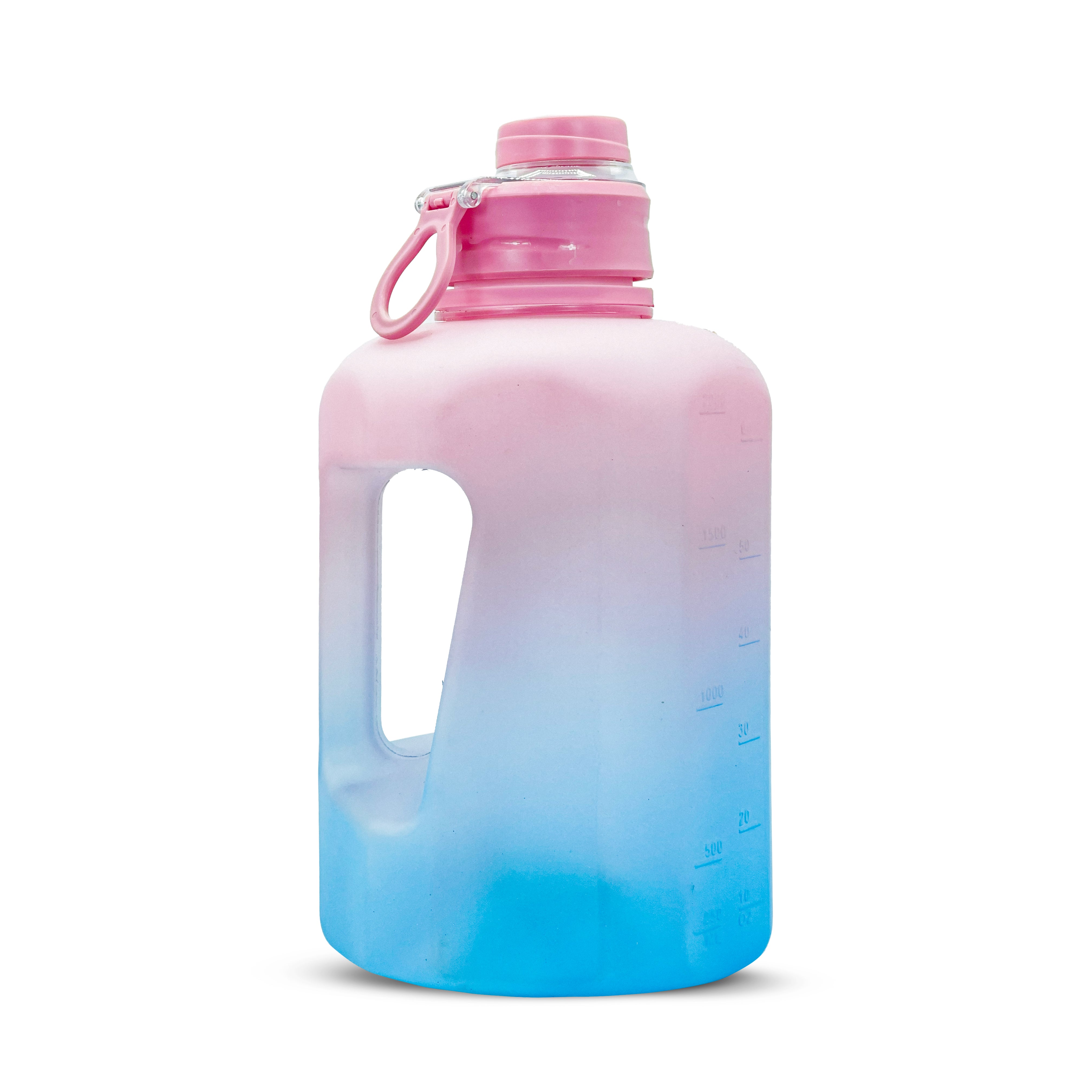 OG 2.2 Liter Water Bottle with Straw - Pink/Blue