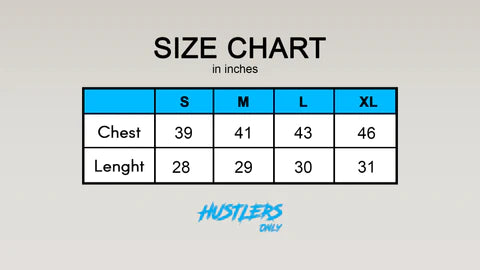 Size Chart | HustlersOnlyUK