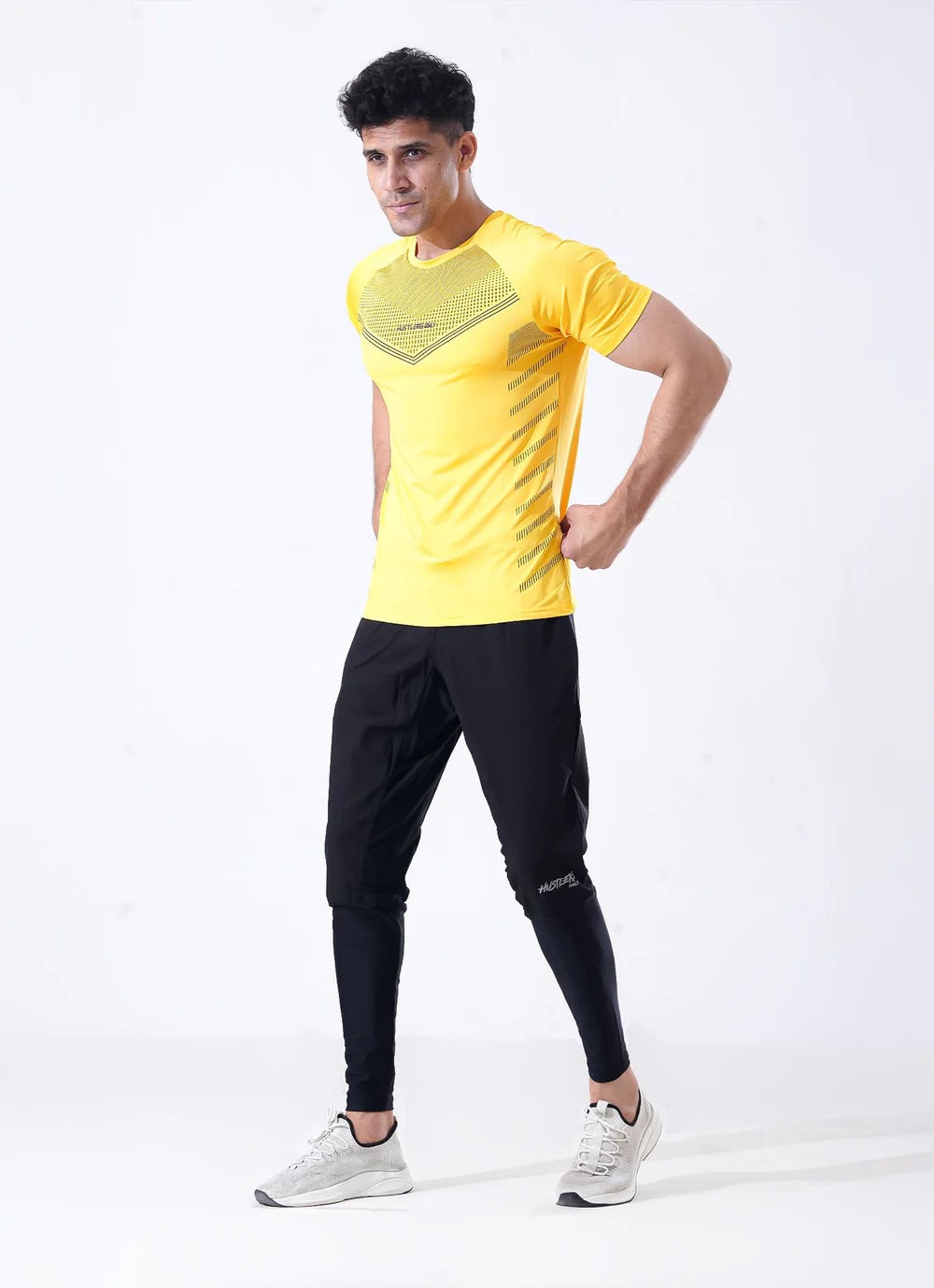 Superhero Yellow Compression T-shirt For Men | HustlersOnlyUK