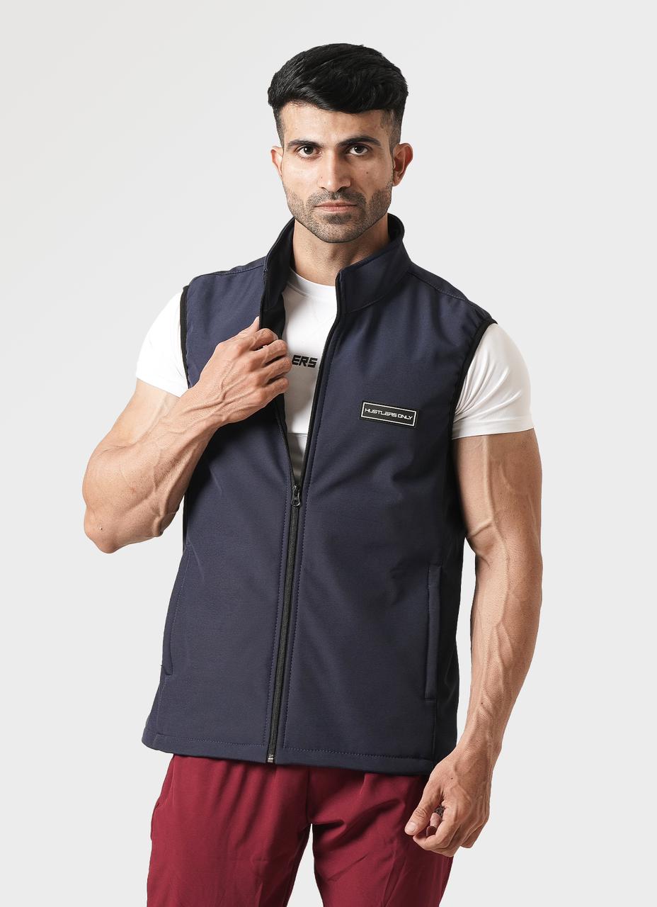 Mens Utility Combat Navy Vest | HustlersOnlyUK