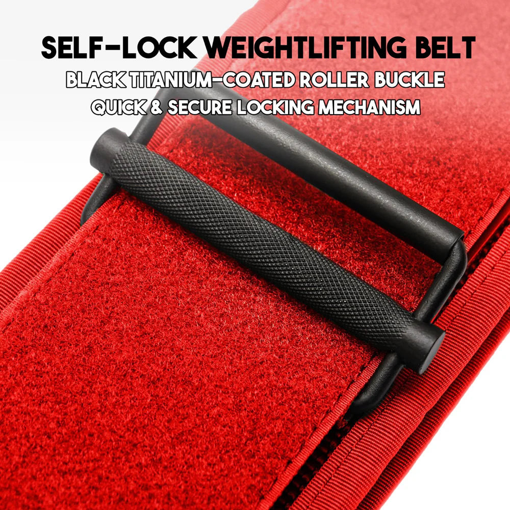 OG Self Locking Weightlifting Belt - Red