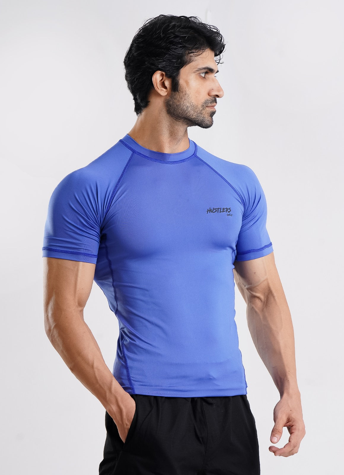 Core Compression T-Shirt-Blue