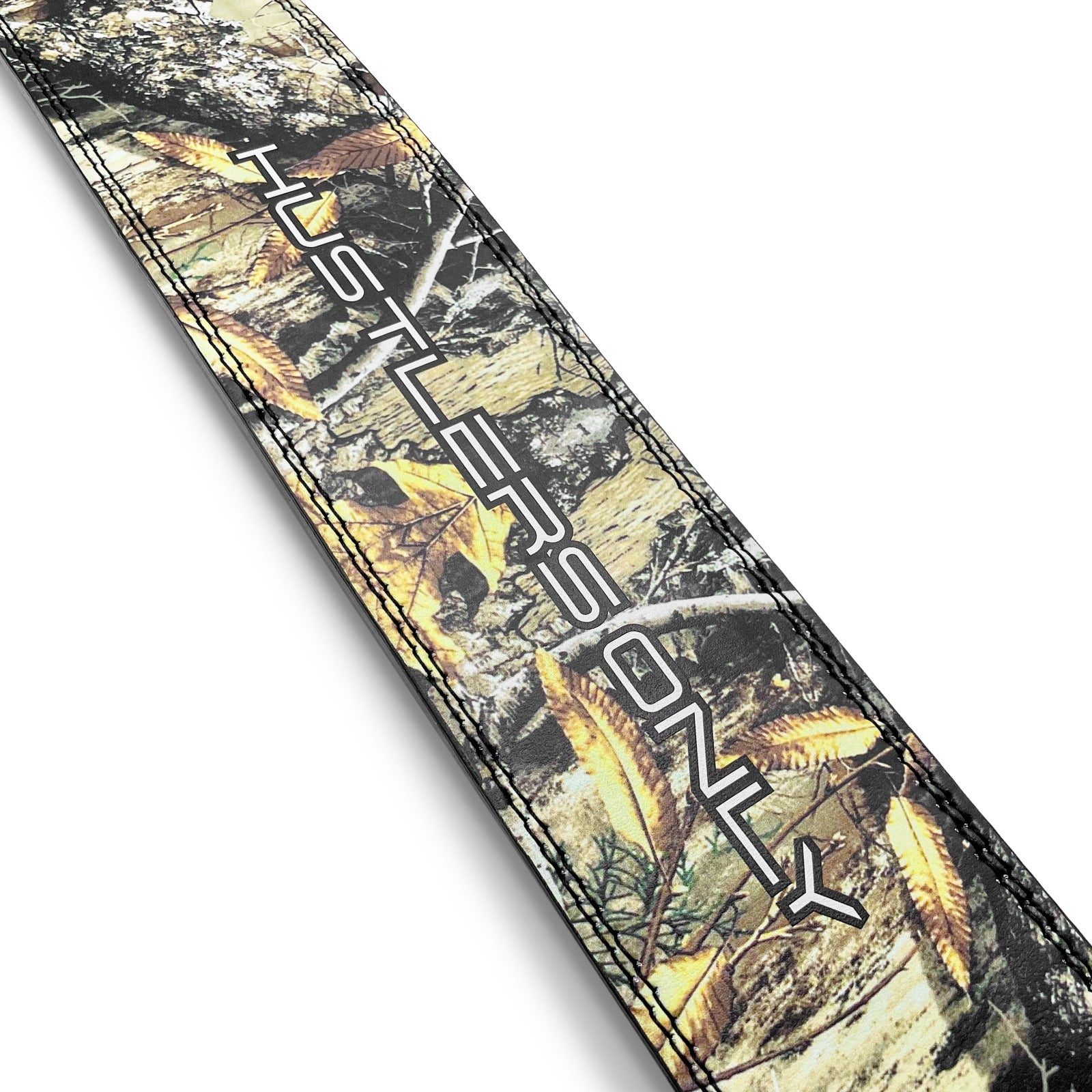 10mm Leaf Camo Lever Belt - Black