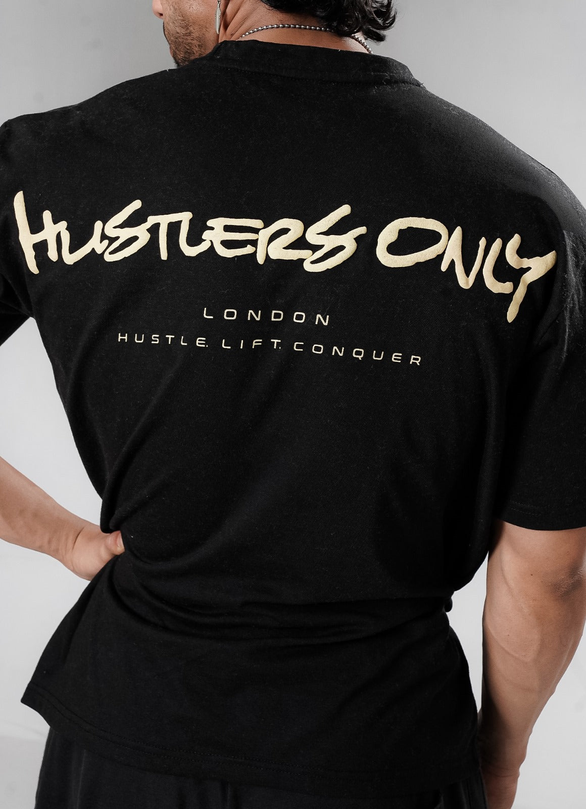 Graffiti Oversized T-Shirt - Black