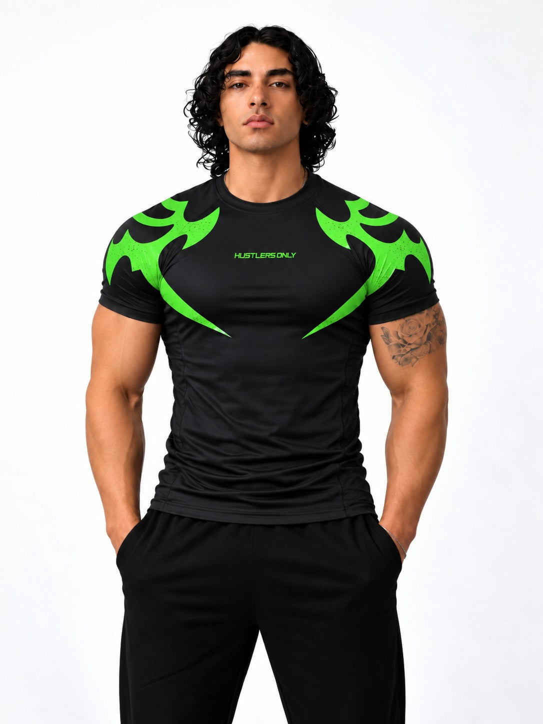 Rage Compression T-Shirt - Lime