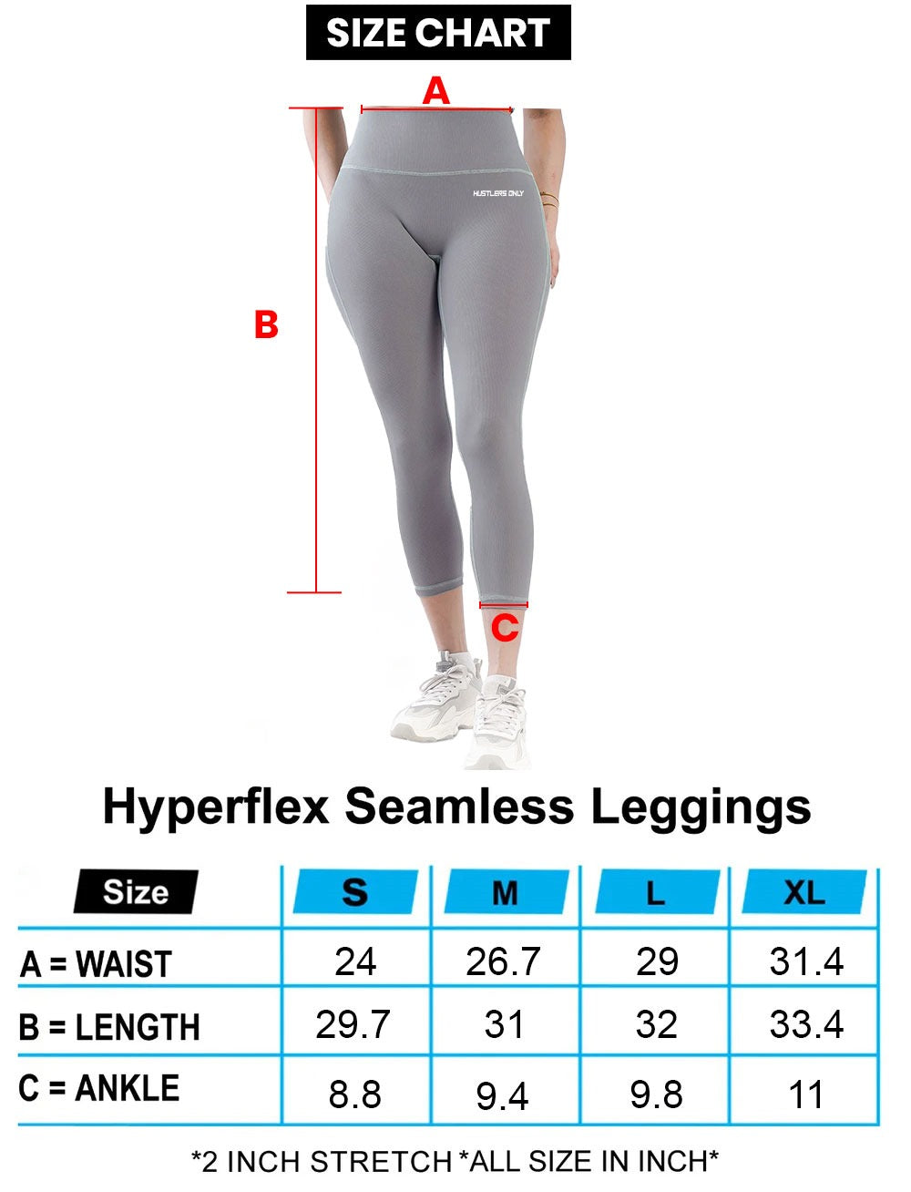 Hyperflex Seamless Leggings - Grey