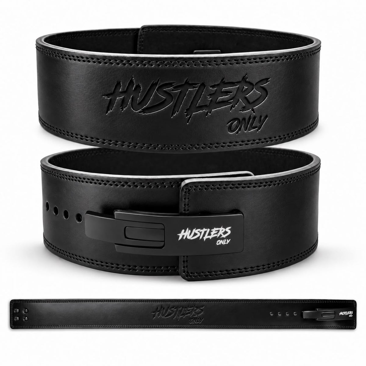 10mm Premium Weightlifting lever Belt-Black