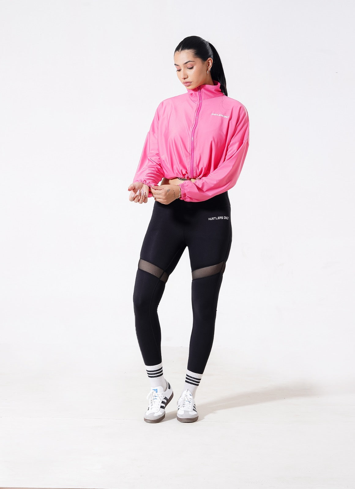 Pursue Zipper Top - Pink