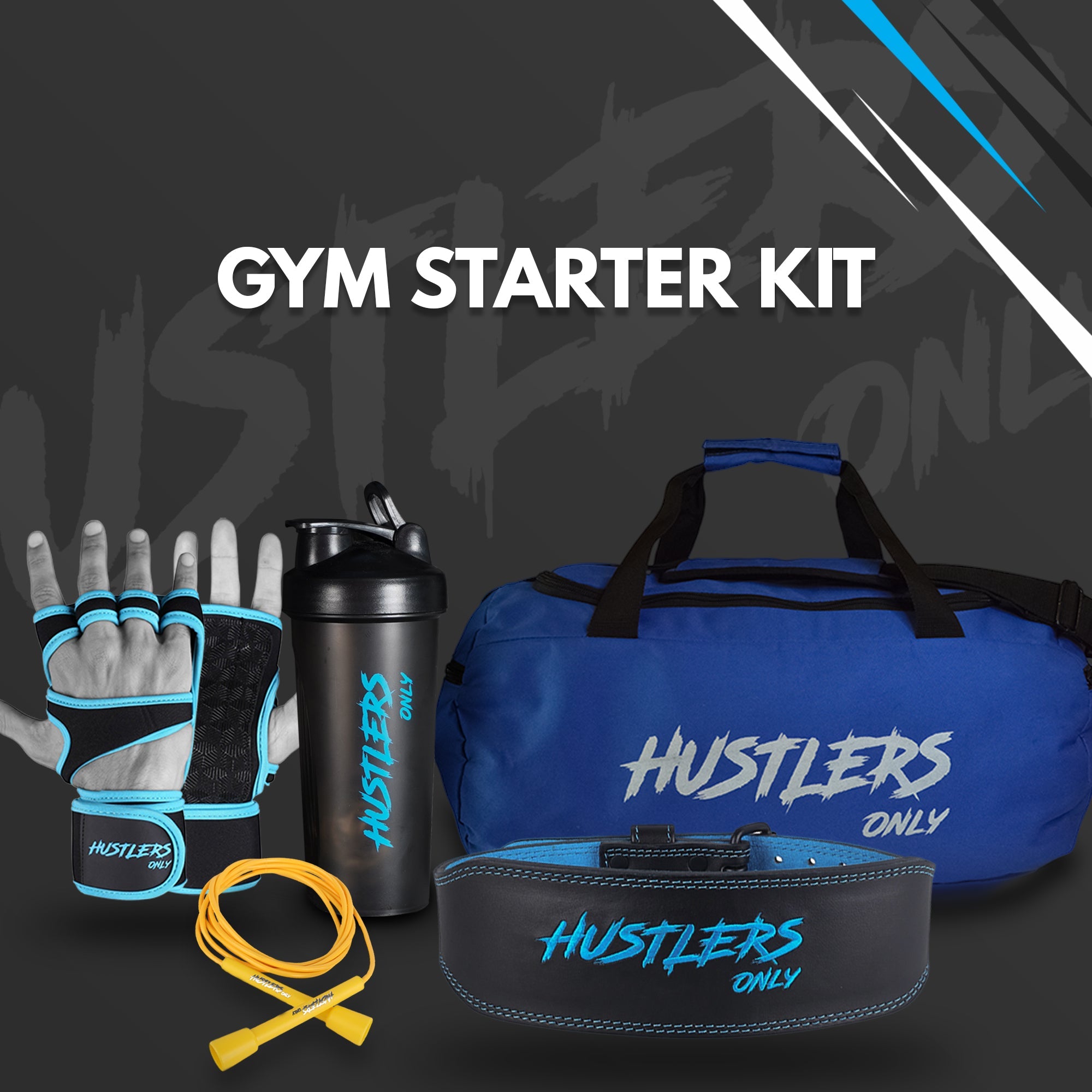 Gym must-haves bundle – perfect gift for fitness beginners | Hustlers Only UK
