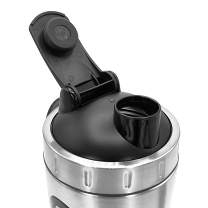 Stainless Steel Shaker Bottle - Silver