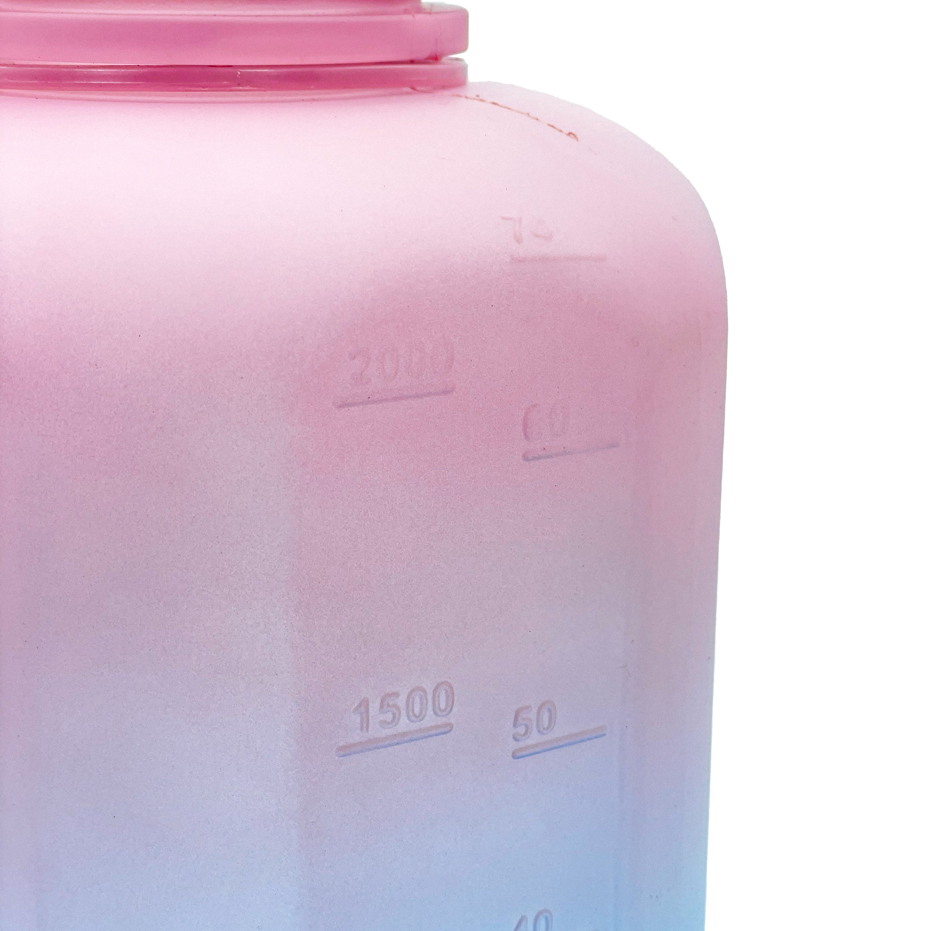 OG 2.2 Liter Water Bottle with Straw - Pink/Blue