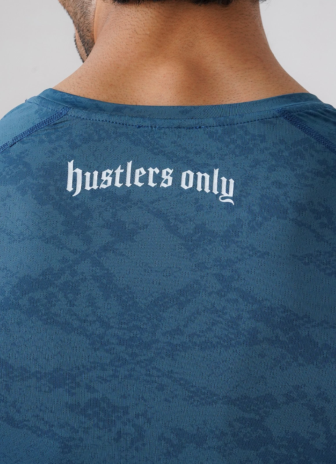 Statement Muscle Tshirt - Atlantic Blue