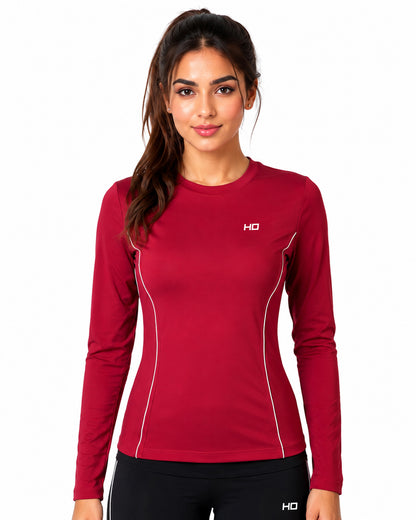 Nova Compression T-Shirt - Maroon