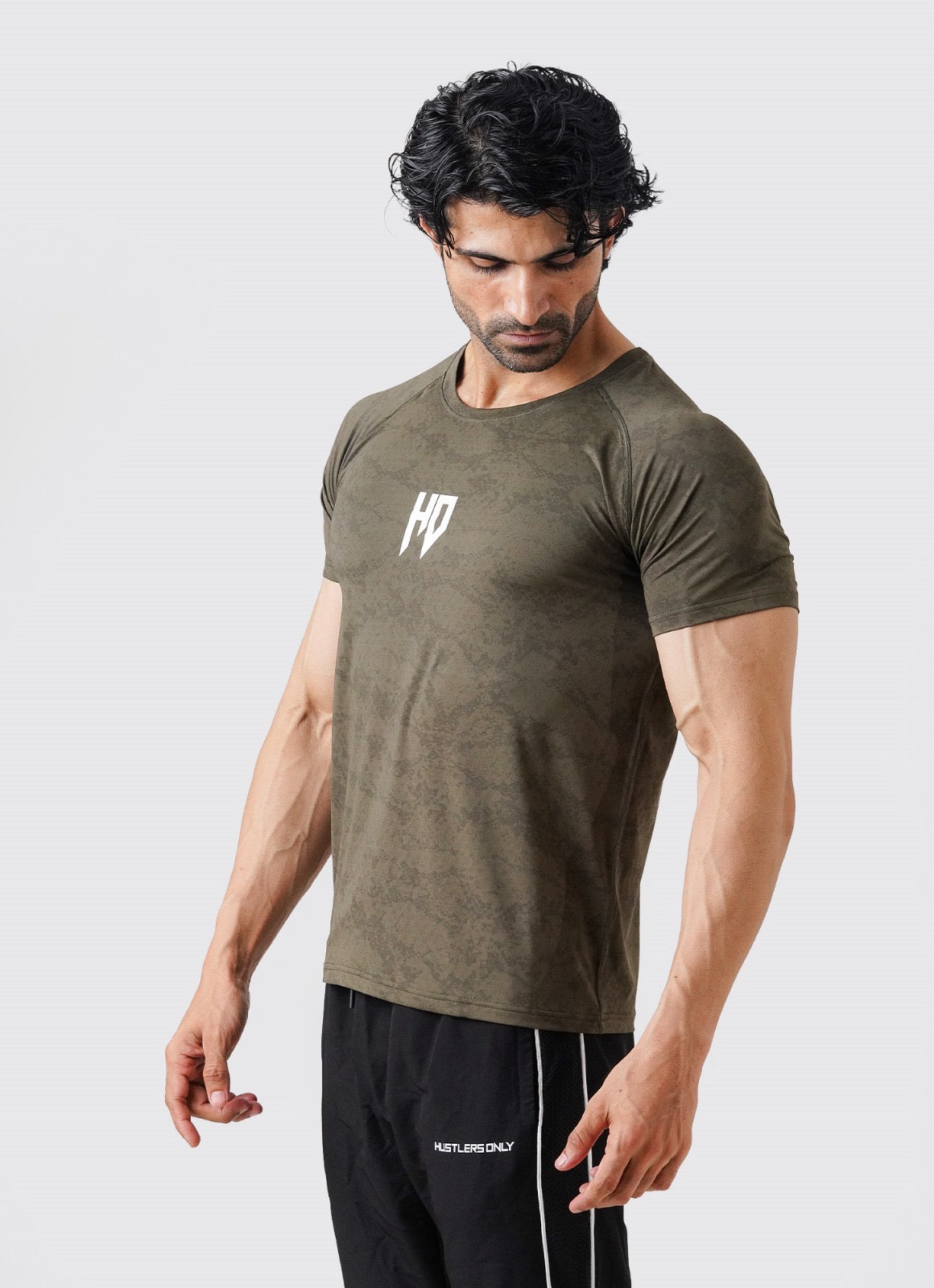 Statement Muscle Tshirt - Olive