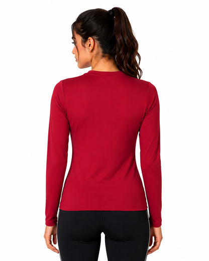Nova Compression T-Shirt - Maroon