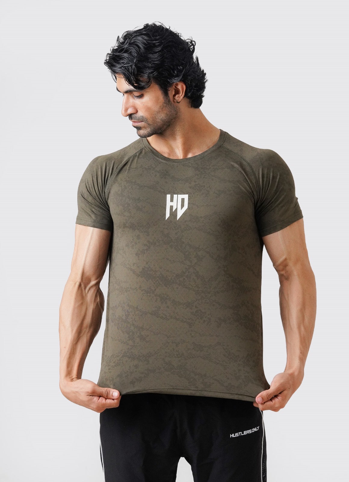 Statement Muscle Tshirt - Olive