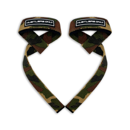 Lifting Straps - Green Camo