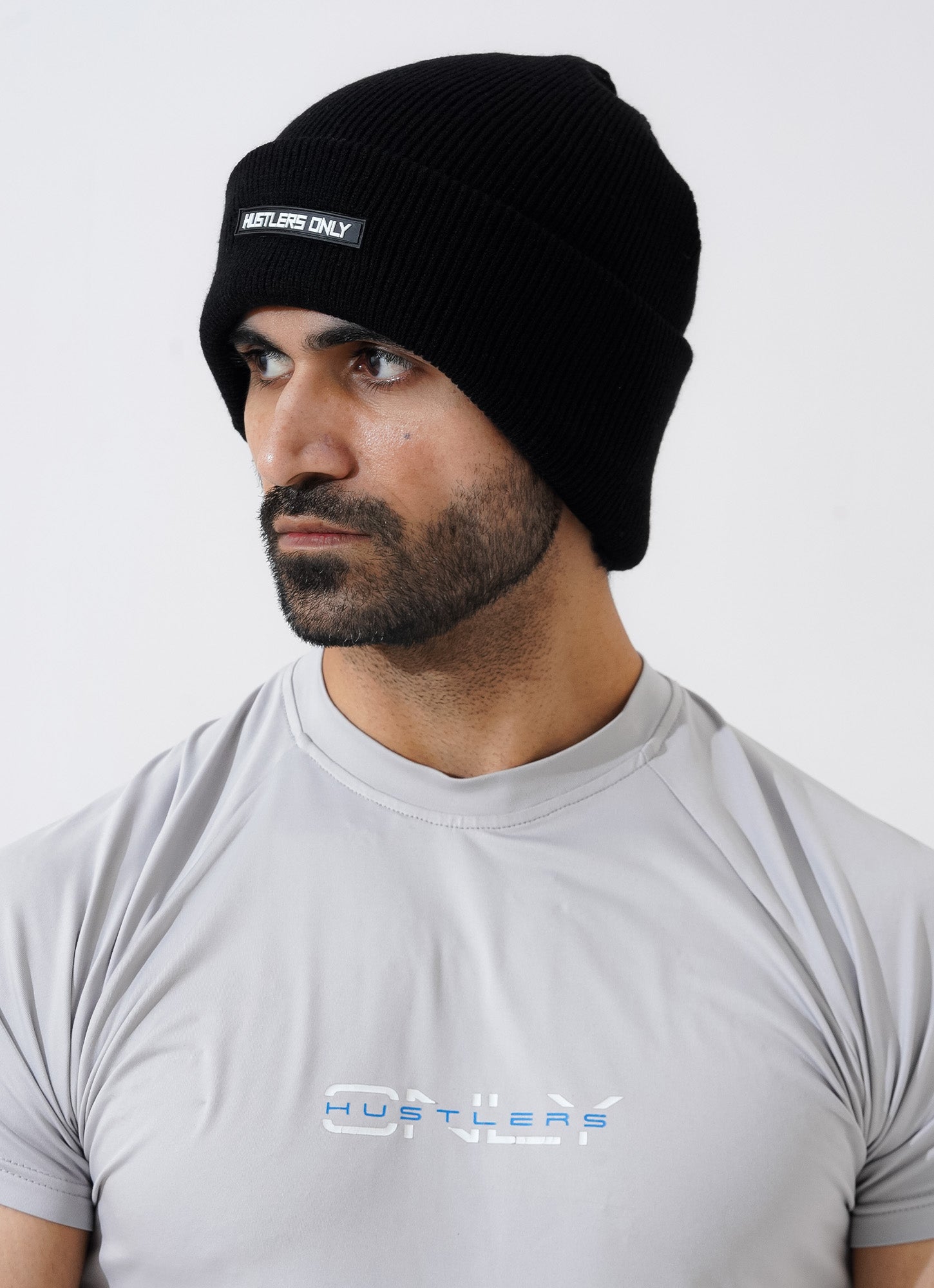 Knitted Beanie - Black