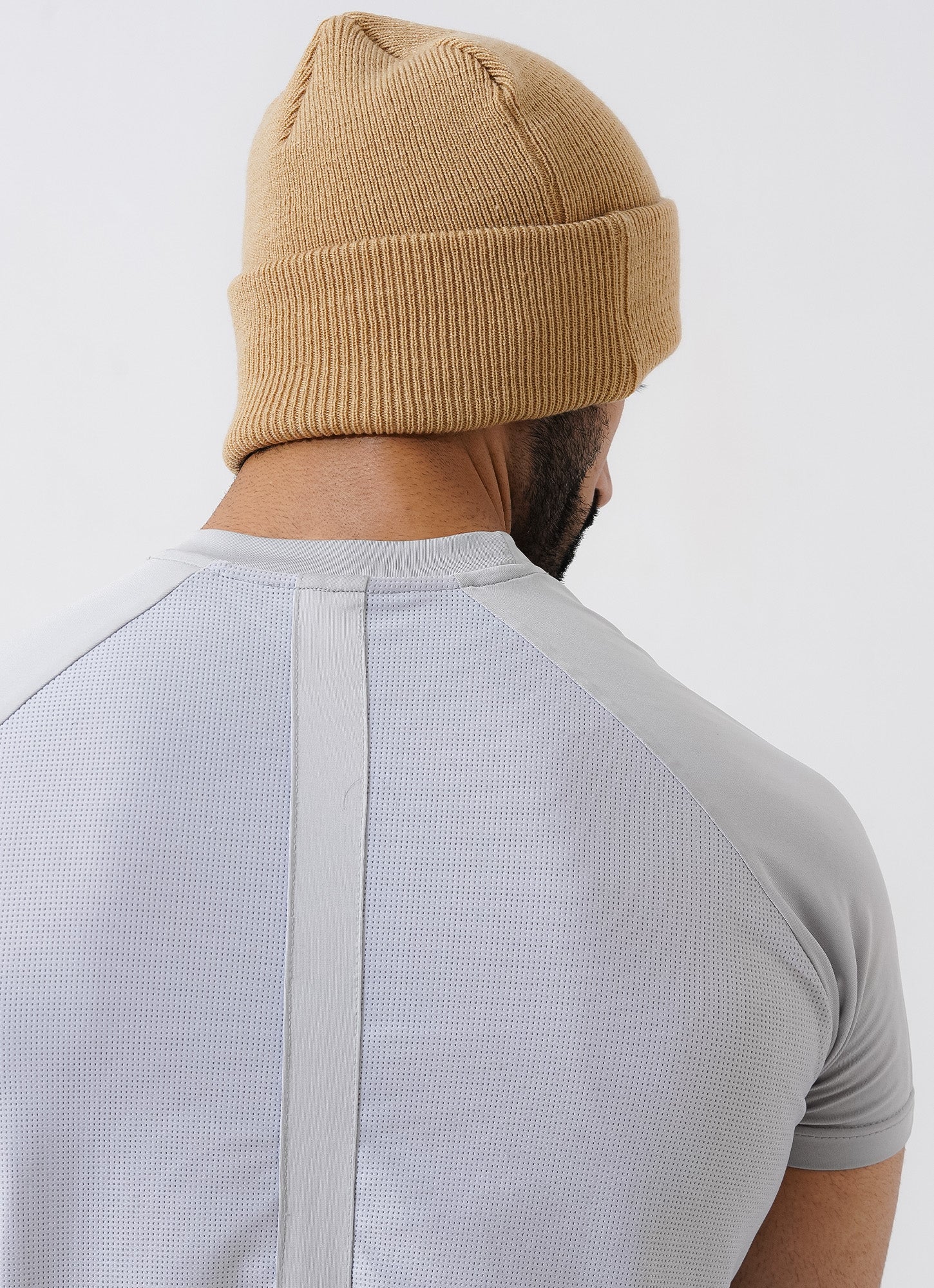 Knitted Beanie - Sand