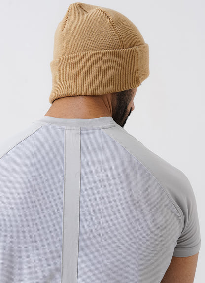 Knitted Beanie - Sand
