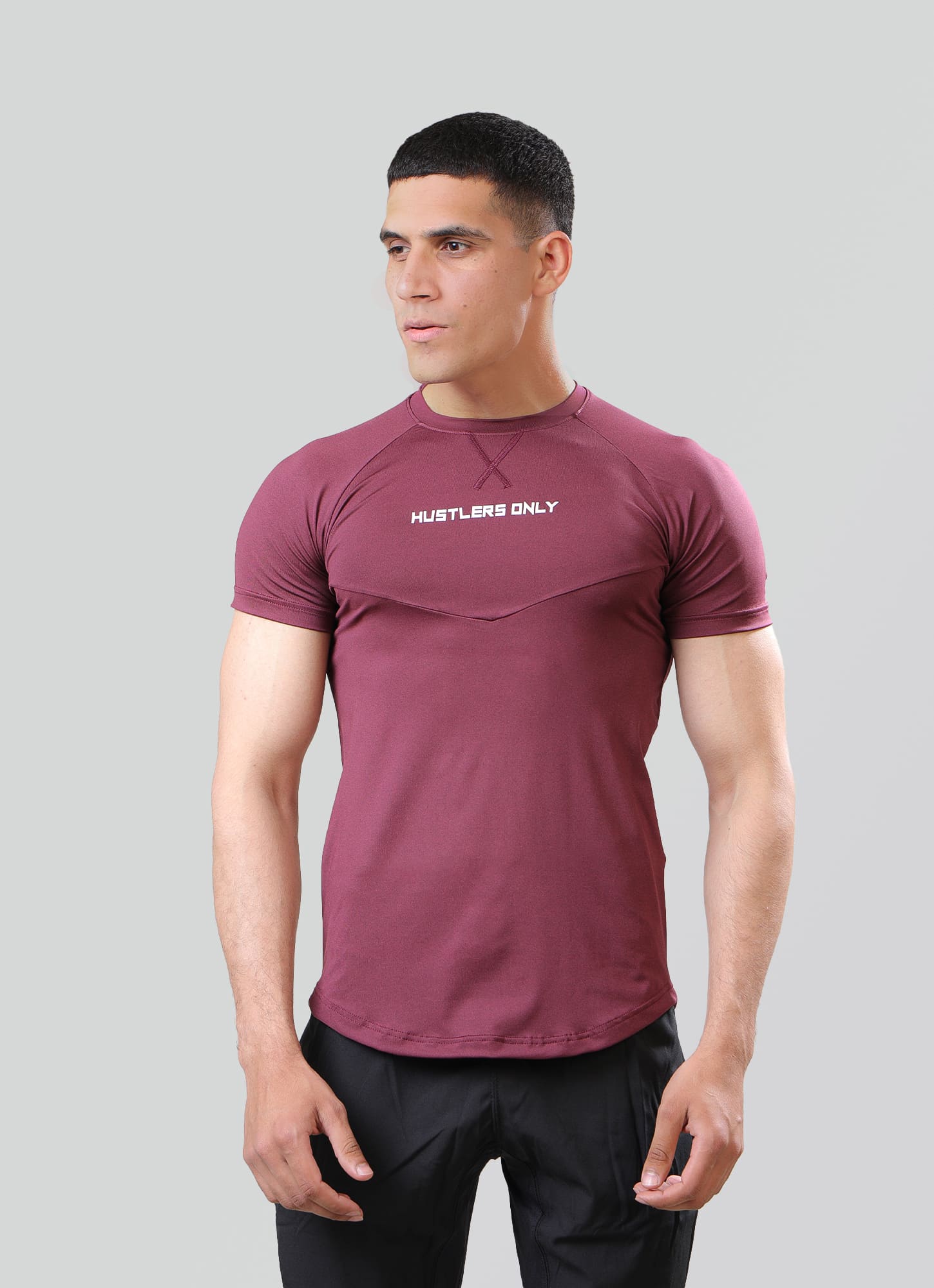 Ace Dryflex Maroon T-shirt For Men | HustlersOnlyUK